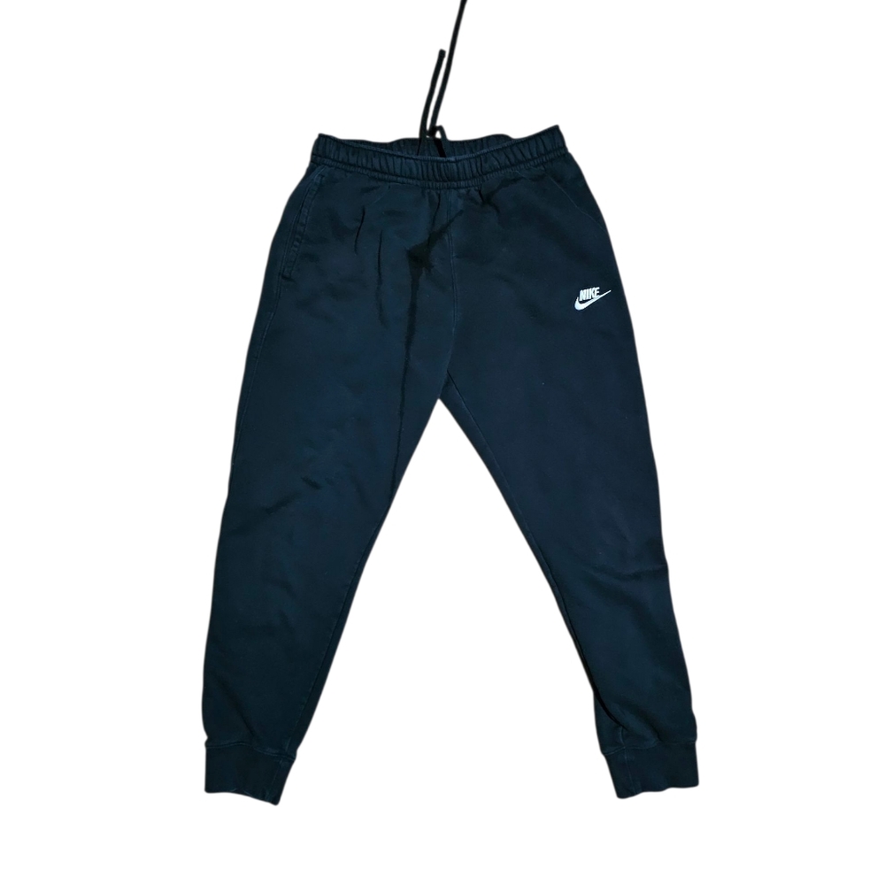 Black Nike Sweatpants Joggers White Tick Swoosh Logo